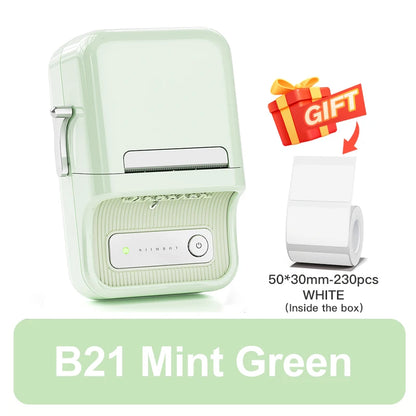 Wireless Mini Thermal Label Printer