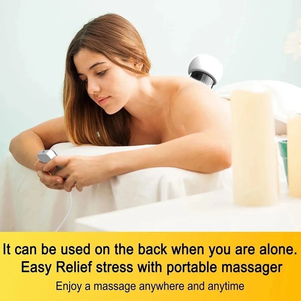 Visual Display Smart LCD Massager Electric Heating Remote Controller Vacuum Cupping Massager Suction Cup LCD Screen