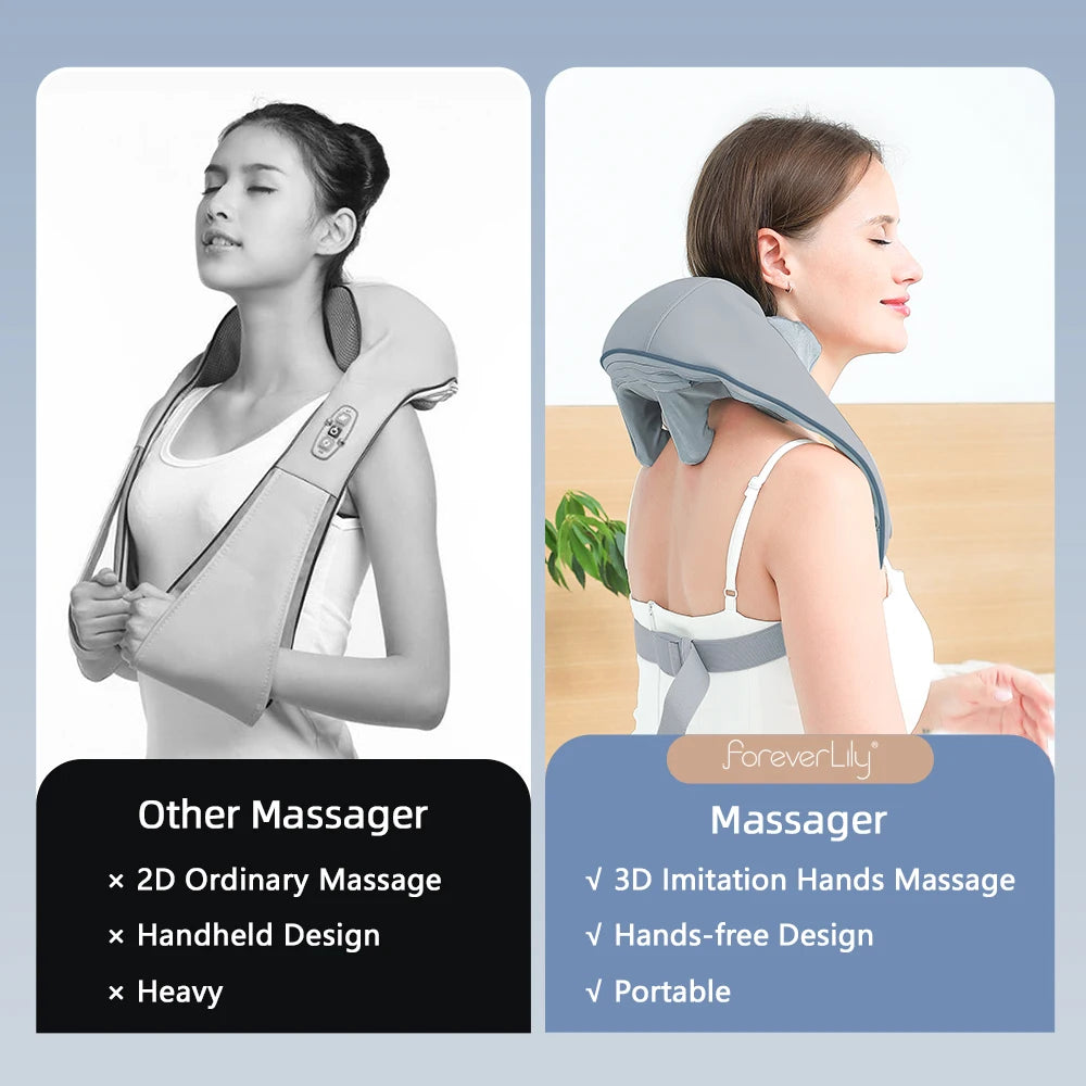 Wireless Neck And Shoulder Massager