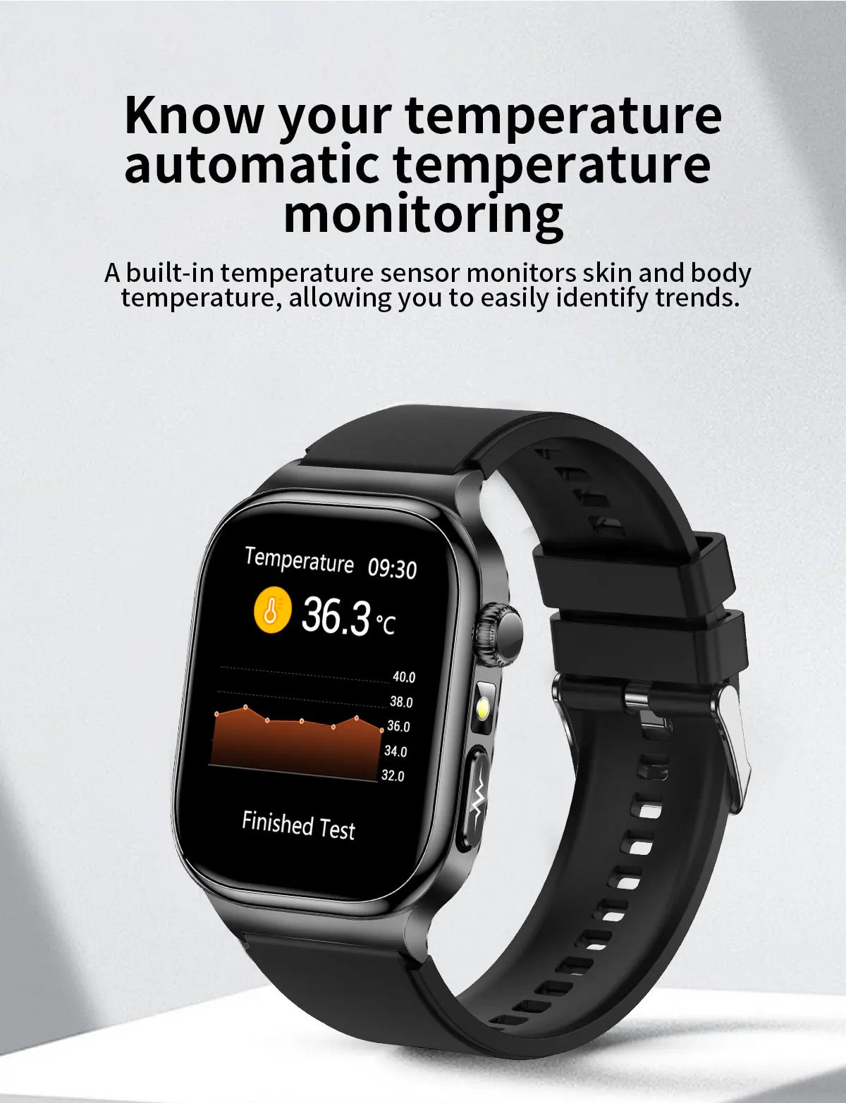 2026 New Accurate Measurement Uric Acid Blood Lipids Smartwatches Body Fat Measure Call Sports Health Smart Watch For Men Women