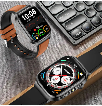 2026 New Accurate Measurement Uric Acid Blood Lipids Smartwatches Body Fat Measure Call Sports Health Smart Watch For Men Women