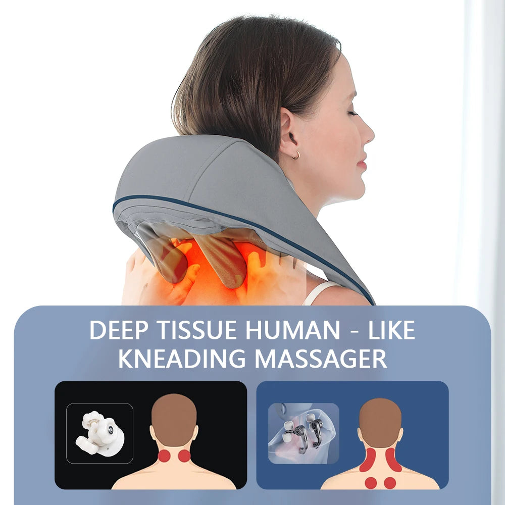 Wireless Neck And Shoulder Massager