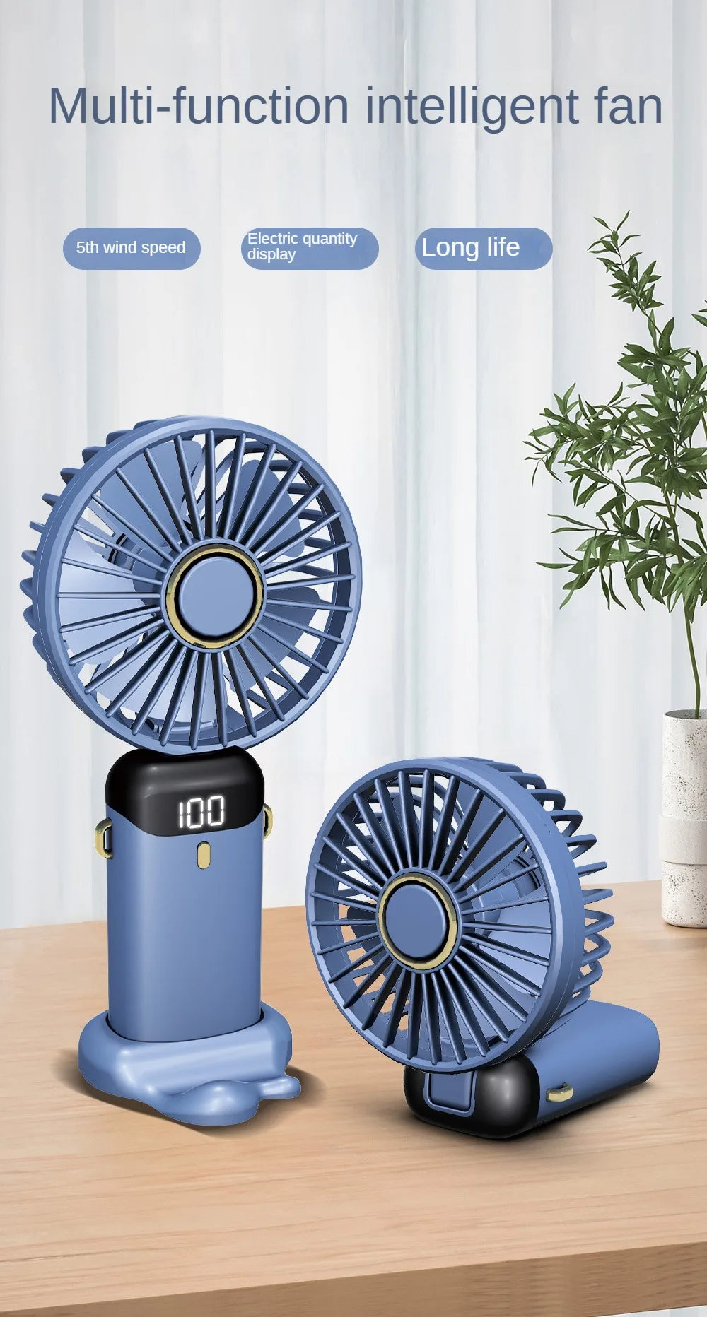 USB Handheld Foldable Fan