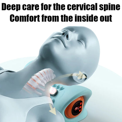 Electric Cervical Neck Stretcher Massager Pillow