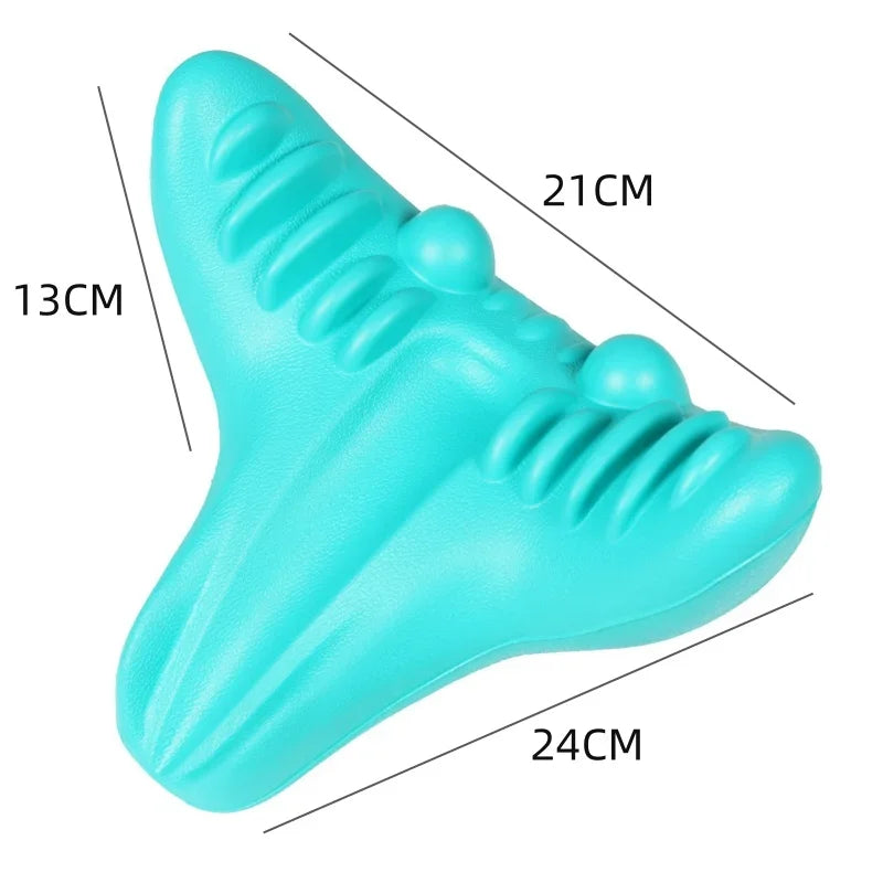 Cervical Chiropractic Traction Pillow Device