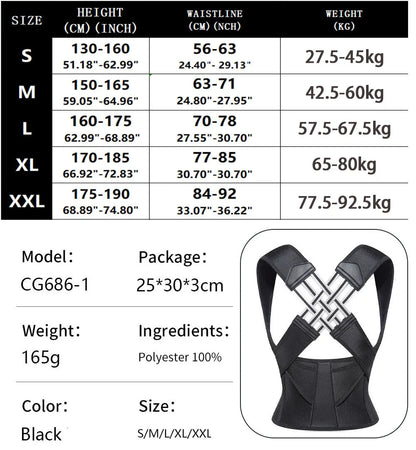 Adjustable Shoulder Posture Brace