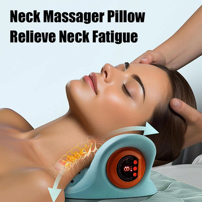Electric Cervical Neck Stretcher Massager Pillow