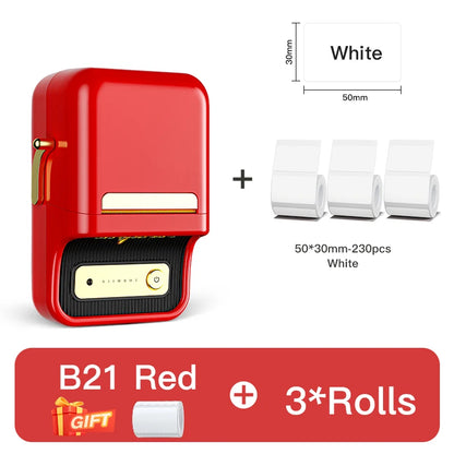 Wireless Mini Thermal Label Printer