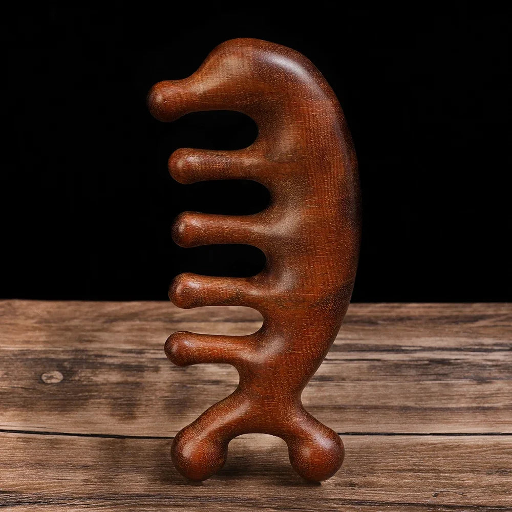 Wooden Scalp Relaxation Massage Comb