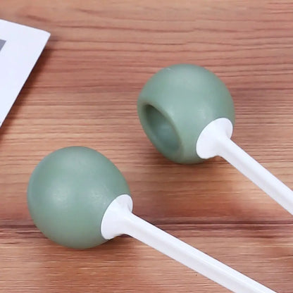 Portable Massage Double Ball Hammer Knock Back Neck Relaxation Muscle Hand-held Massage Stick Relief Stress Waist Legs