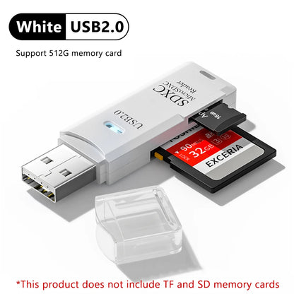 2 in 1 USB 3.0 Card Reader Micro TF Sd Card Reader