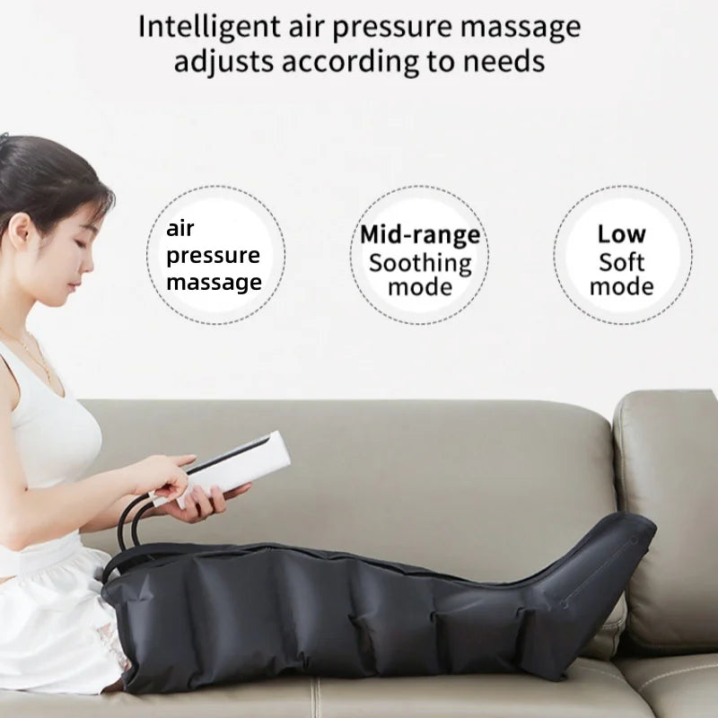 Jinkairui Electric Leg & Foot Massager with Air Compression and Kneading – Calf Relaxation with Remote Control