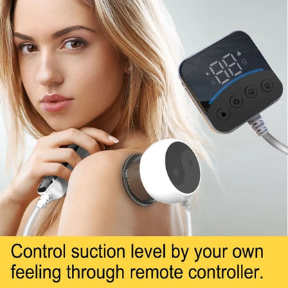 Visual Display Smart LCD Massager Electric Heating Remote Controller Vacuum Cupping Massager Suction Cup LCD Screen