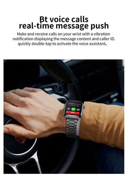 2026 New Accurate Measurement Uric Acid Blood Lipids Smartwatches Body Fat Measure Call Sports Health Smart Watch For Men Women