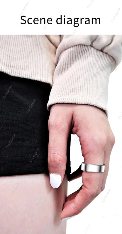 Smart Ring Blood Pressure Sleep Health Monitoring Multi-sport Mode smartring IP68 Waterproof Remote Care Men Women