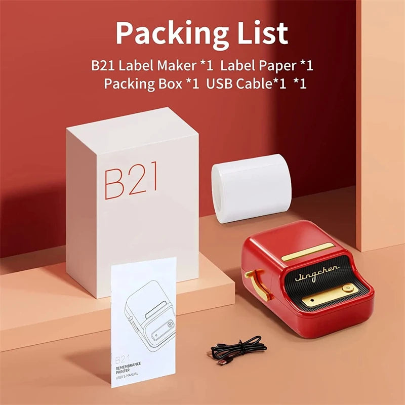 Wireless Mini Thermal Label Printer