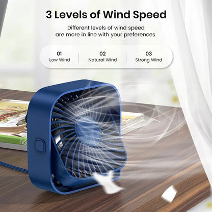 Mini Portable USB Desk Table Fan