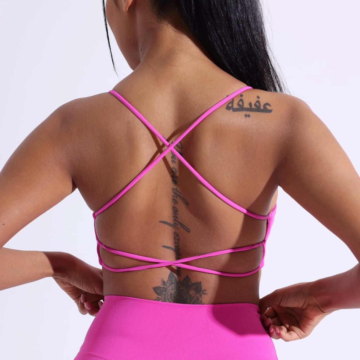 Women's Cross Back Straps Fitness Bra