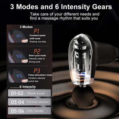 U-Shaped Body Massager Fascia Gun
