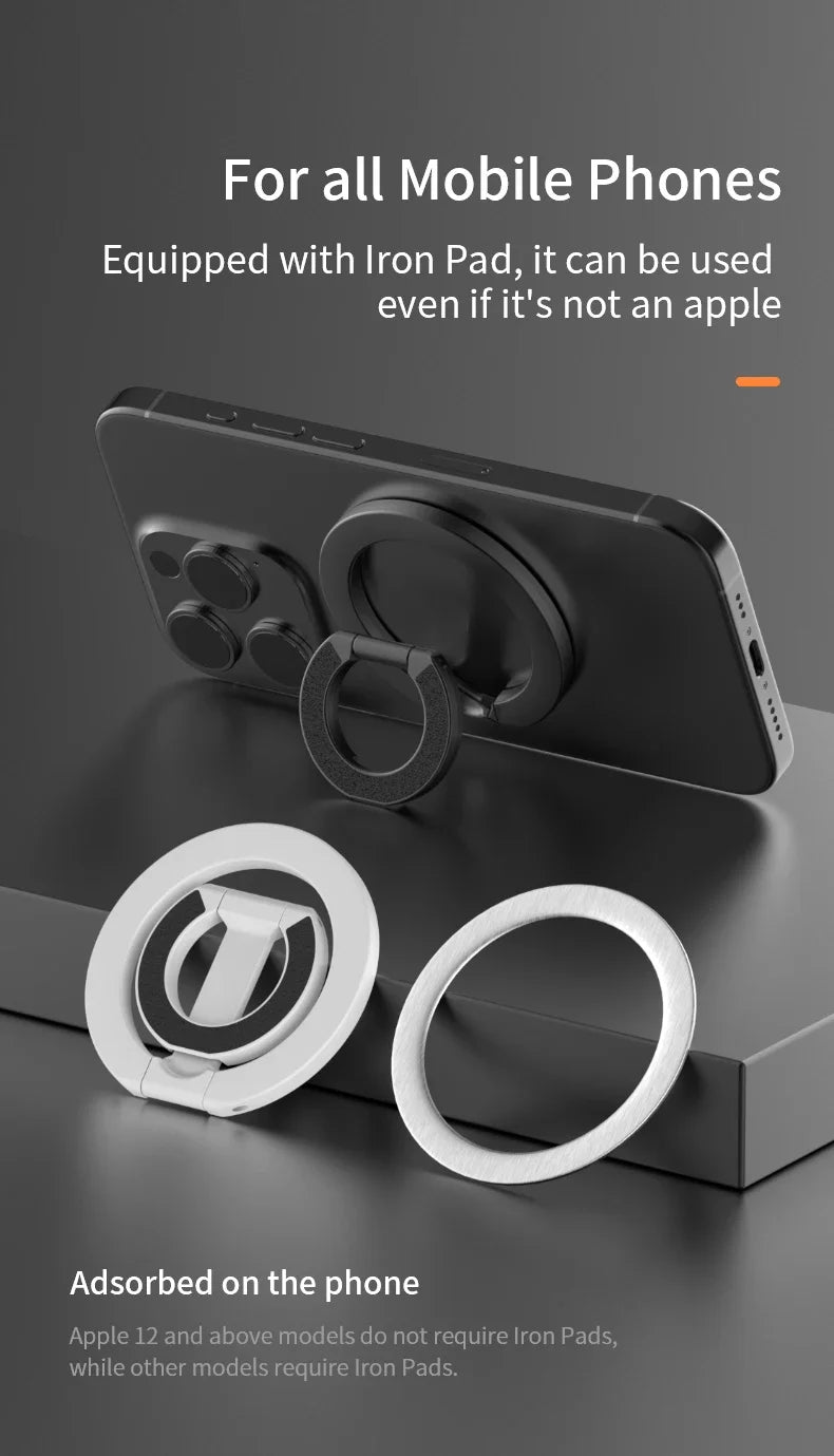Double Sided Magnetic Phone Ring Holder