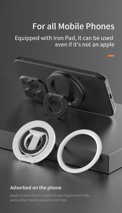 Double Sided Magnetic Phone Ring Holder