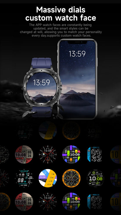 2025 New For XIAOMI Health Watch Uric Acid Blood Pressure Blood oxygen Body Analysis Body Fat SmartWatch ECG+PPG Clock Women Men