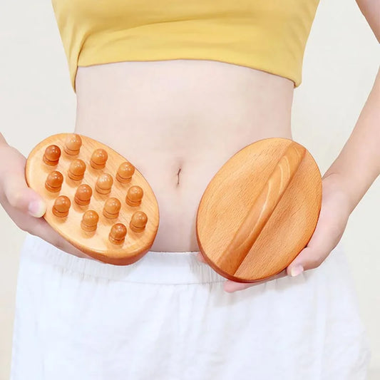 Wooden Waist Leg Body Massager