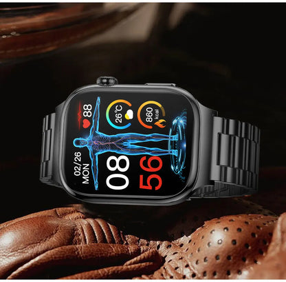 2026 New Accurate Measurement Uric Acid Blood Lipids Smartwatches Body Fat Measure Call Sports Health Smart Watch For Men Women