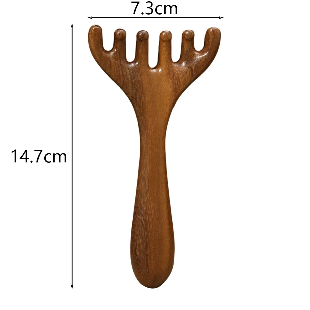 Wooden Scalp Relaxation Massage Comb