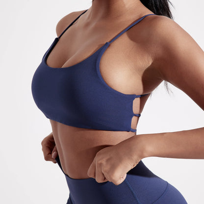 Women's Cross Back Straps Fitness Bra