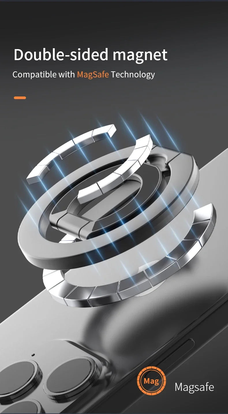Double Sided Magnetic Phone Ring Holder