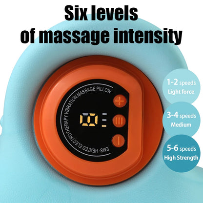 Electric Cervical Neck Stretcher Massager Pillow