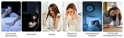 KTS Sleep Aid Device CES Stimulation Therapy 600mAh Hand-held Anxiety Depression Fast Sleep Instrument Sleeper Therapy Insomnia