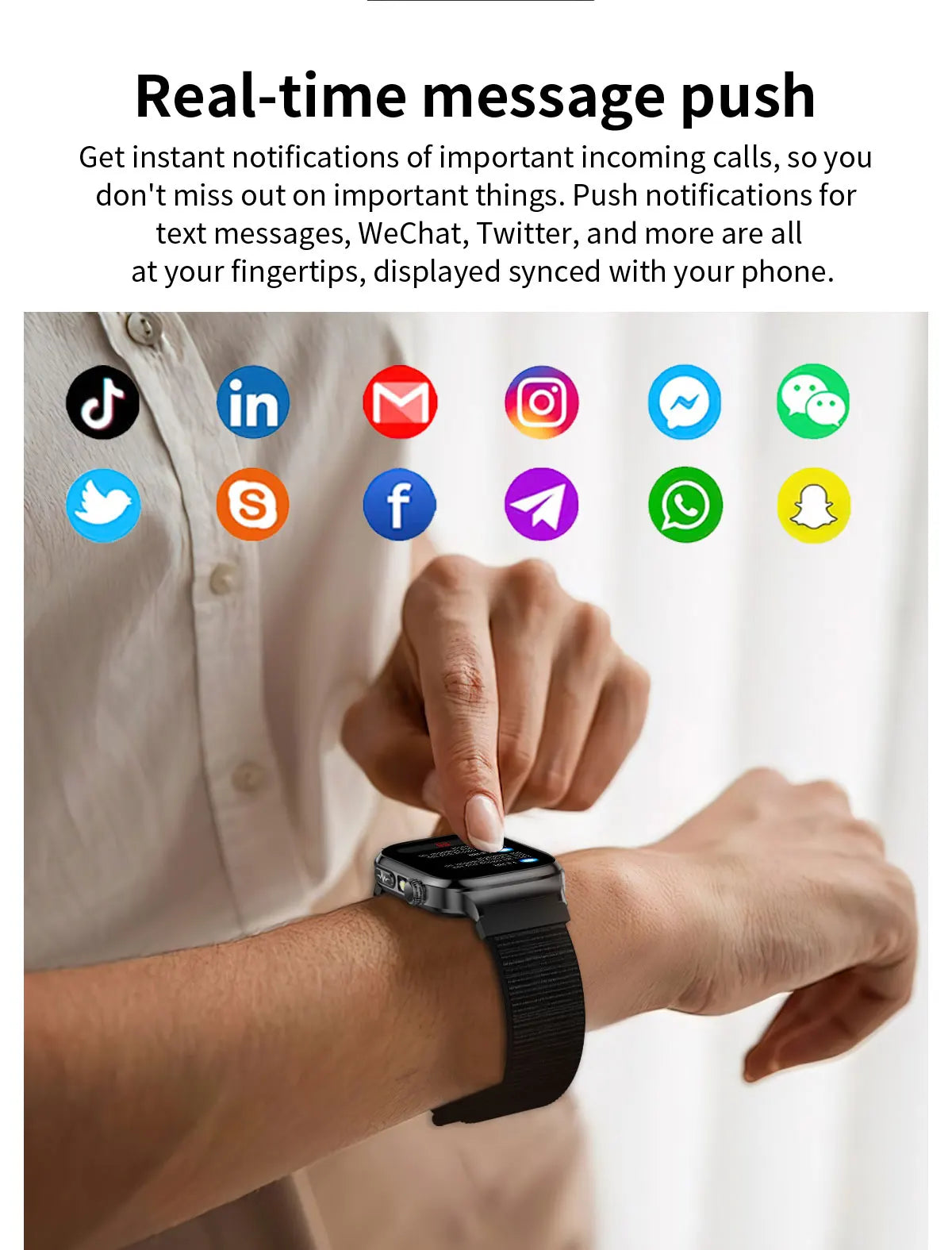 2026 New Accurate Measurement Uric Acid Blood Lipids Smartwatches Body Fat Measure Call Sports Health Smart Watch For Men Women