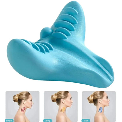 Cervical Chiropractic Traction Pillow Device