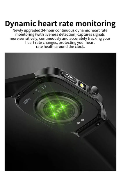 2026 New Accurate Measurement Uric Acid Blood Lipids Smartwatches Body Fat Measure Call Sports Health Smart Watch For Men Women