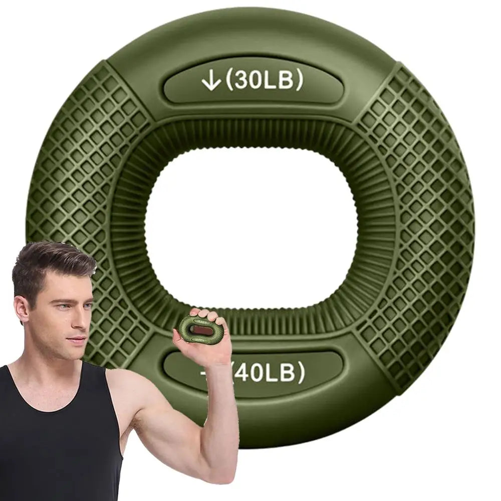 Finger Gripper Hand Muscle Strengthener Ring