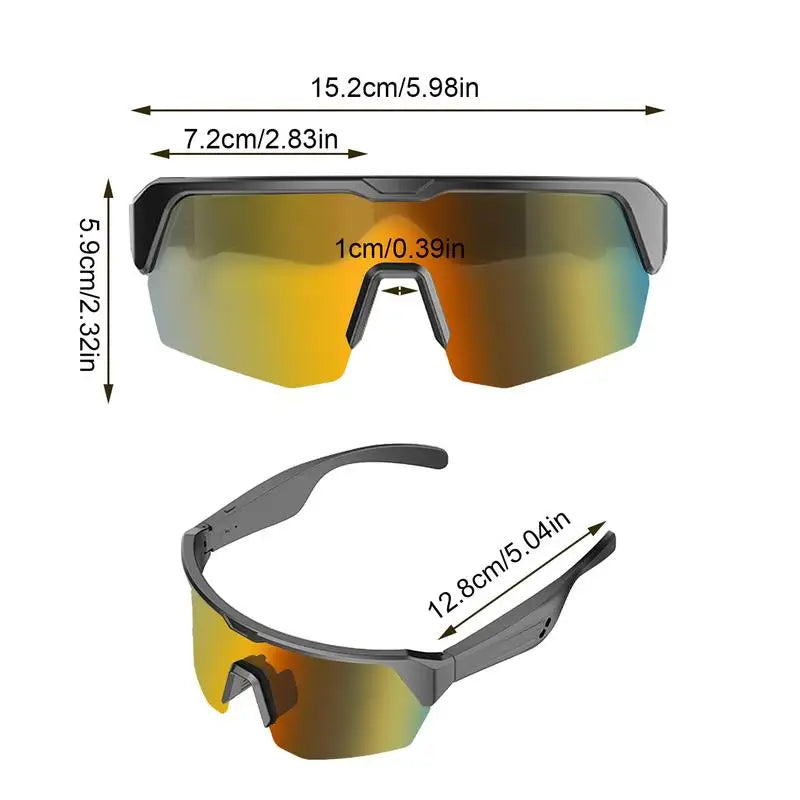 Audio Glasses Built-In Speaker Sunglasses