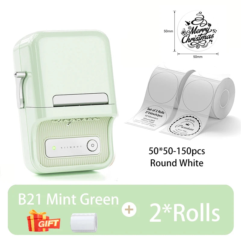 Wireless Mini Thermal Label Printer