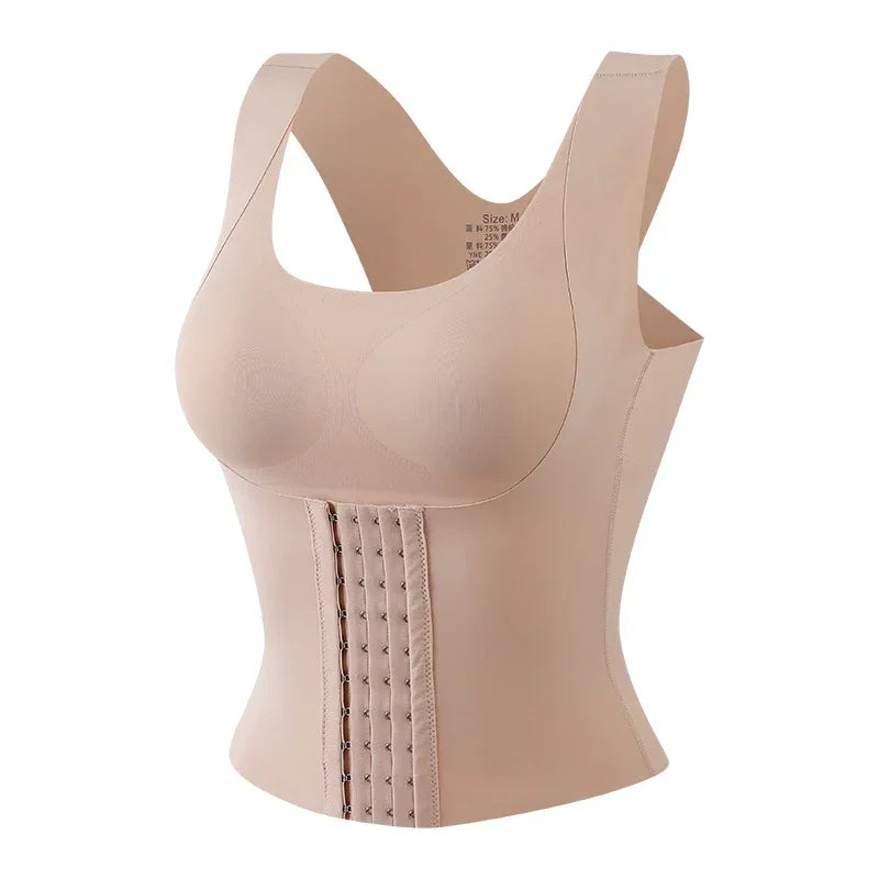 3-in-1 Shapewear Waist Buttoned Bra