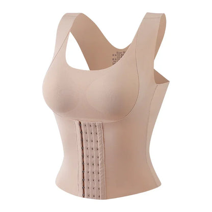 3-in-1 Shapewear Waist Buttoned Bra