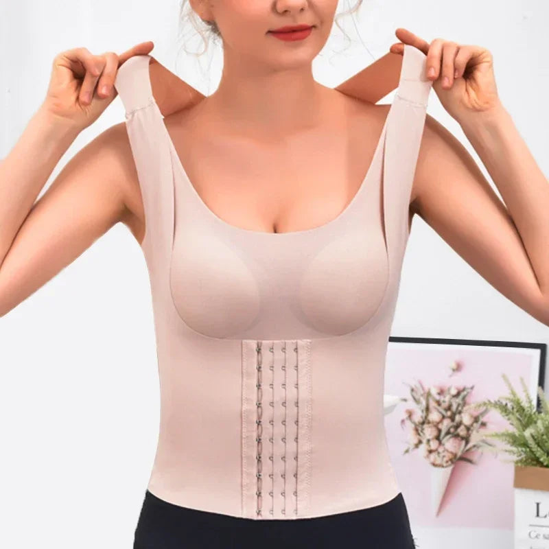 3-in-1 Shapewear Waist Buttoned Bra