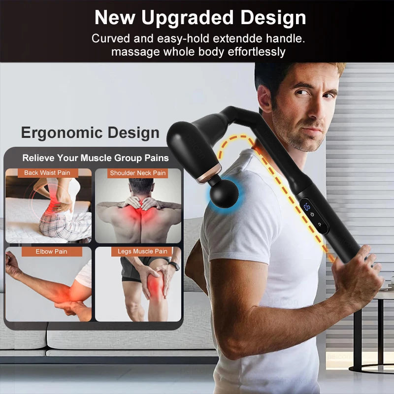 U-Shaped Body Massager Fascia Gun