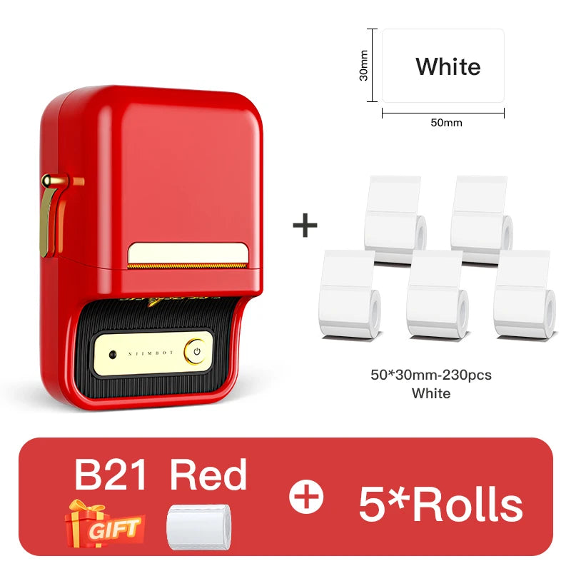 Wireless Mini Thermal Label Printer