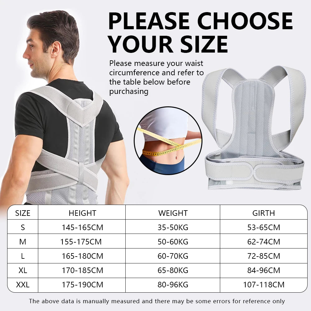 Adjustable Scoliosis Posture Corrector Corset Belt