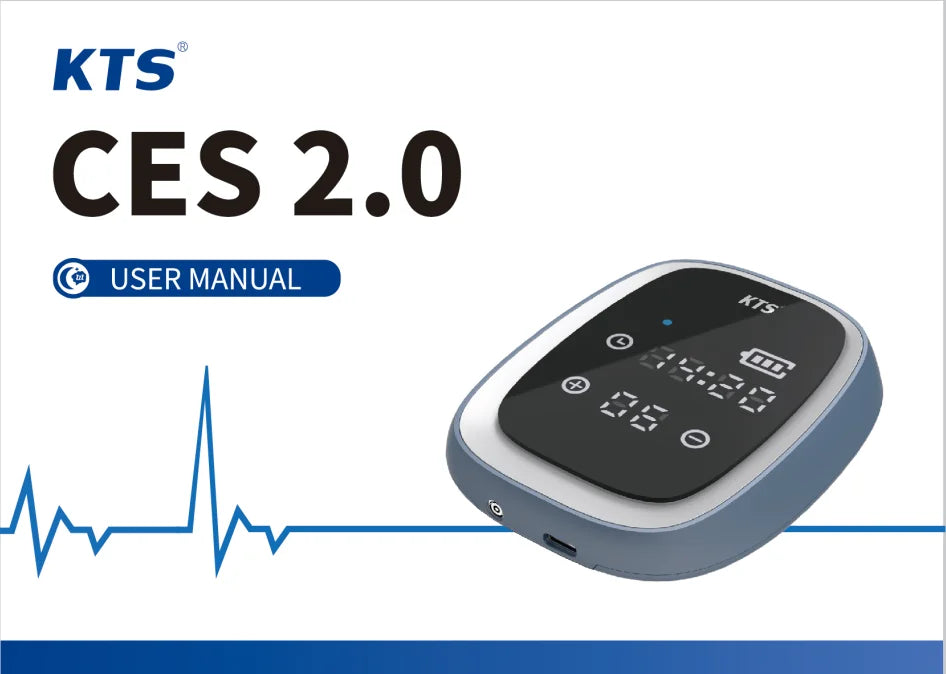 KTS Sleep Aid Device CES Stimulation Therapy 600mAh Hand-held Anxiety Depression Fast Sleep Instrument Sleeper Therapy Insomnia