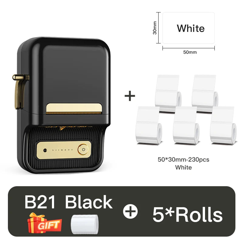 Wireless Mini Thermal Label Printer