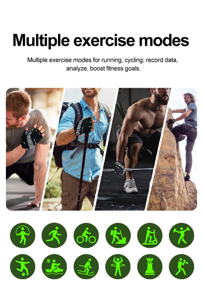 2025 New Accurate ECG Smart Watch Heart Health Analysis Blood analysis Blood Lipid Blood Pressure BT call Smart Watches For Men