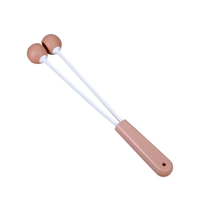 Portable Massage Double Ball Hammer Knock Back Neck Relaxation Muscle Hand-held Massage Stick Relief Stress Waist Legs