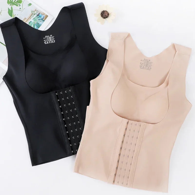 3-in-1 Shapewear Waist Buttoned Bra